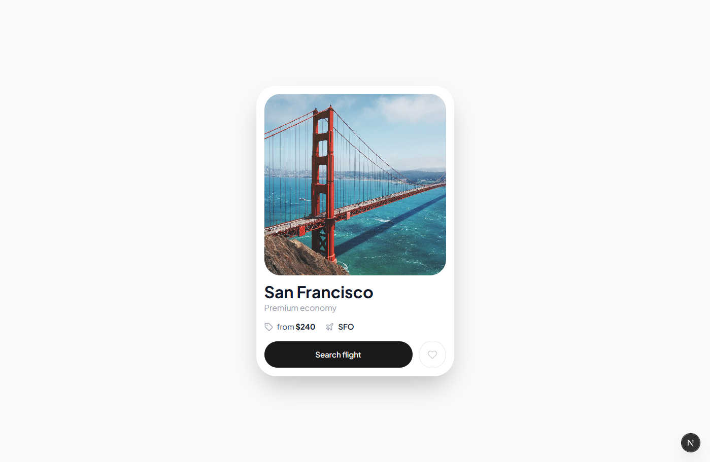 Flight Card - San Francisco