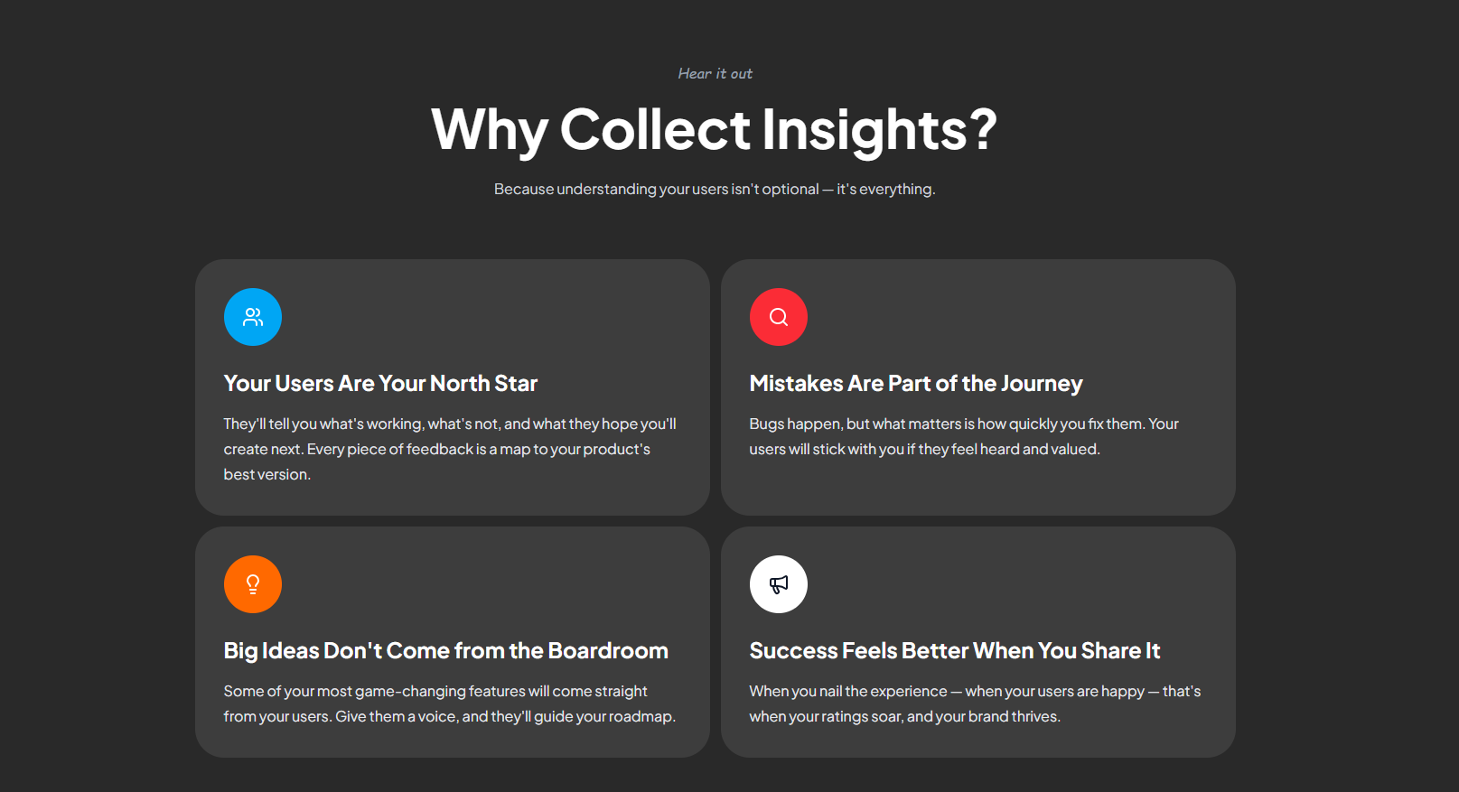 Insights Section